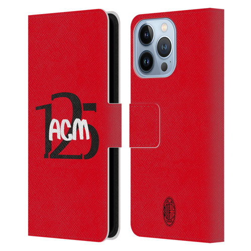 AC Milan 125th Anniversary Typography Leather Book Wallet Case Cover For Apple iPhone 13 Pro AC Milan 125th Anniversary Typography Leather Book Wallet Case Cover For Apple iPhone 13 Pro