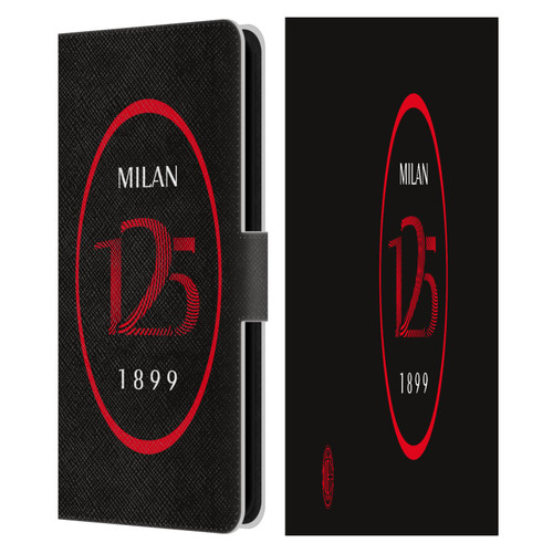 AC Milan 125th Anniversary Black Logo Leather Book Wallet Case Cover For Samsung Galaxy S23 FE 5G AC Milan 125th Anniversary Black Logo Leather Book Wallet Case Cover For Samsung Galaxy S23 FE 5G