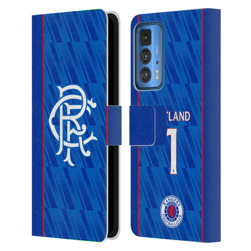 Rangers FC 2024/25 Players Home Kit Jack Butland Leather Book Wallet Case Cover For Motorola Edge (2022) Rangers FC 2024/25 Players Home Kit Jack Butland Leather Book Wallet Case Cover For Motorola Edge (2022)