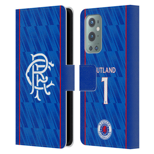 Rangers FC 2024/25 Players Home Kit Jack Butland Leather Book Wallet Case Cover For OnePlus 9