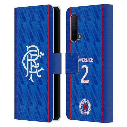 Rangers FC 2024/25 Players Home Kit James Tavernier Leather Book Wallet Case Cover For OnePlus Nord CE 5G