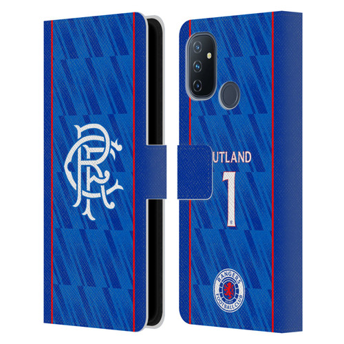 Rangers FC 2024/25 Players Home Kit Jack Butland Leather Book Wallet Case Cover For OnePlus Nord N100
