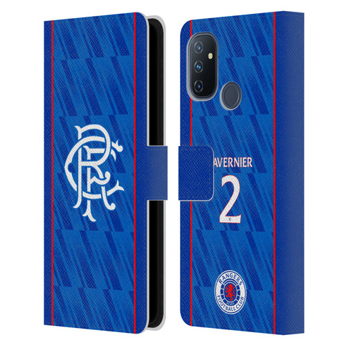 Rangers FC 2024/25 Players Home Kit James Tavernier Leather Book Wallet Case Cover For OnePlus Nord N100