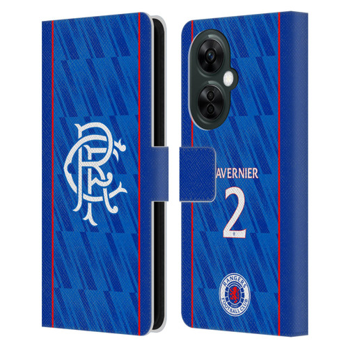 Rangers FC 2024/25 Players Home Kit James Tavernier Leather Book Wallet Case Cover For OnePlus Nord CE 3 Lite 5G