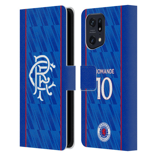 Rangers FC 2024/25 Players Home Kit Mohamed Diomande Leather Book Wallet Case Cover For OPPO Find X5