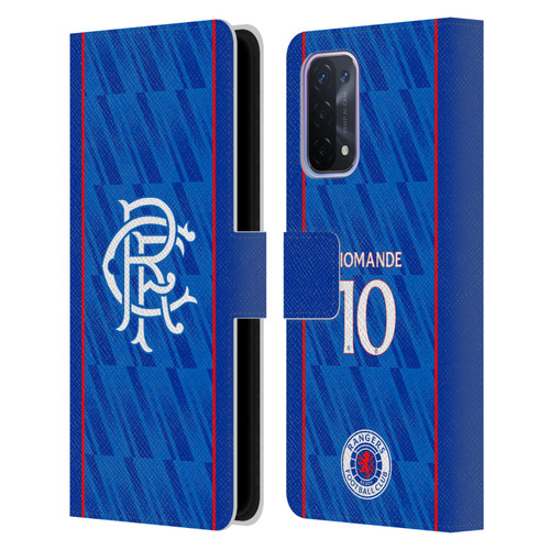 Rangers FC 2024/25 Players Home Kit Mohamed Diomande Leather Book Wallet Case Cover For OPPO A54 5G