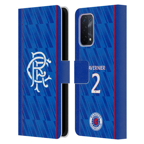 Rangers FC 2024/25 Players Home Kit James Tavernier Leather Book Wallet Case Cover For OPPO A54 5G