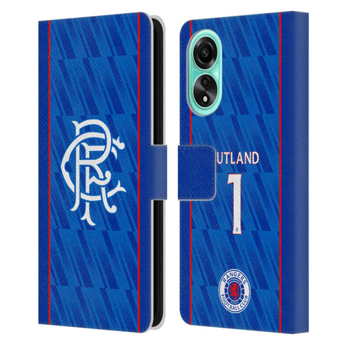 Rangers FC 2024/25 Players Home Kit Jack Butland Leather Book Wallet Case Cover For OPPO A78 4G