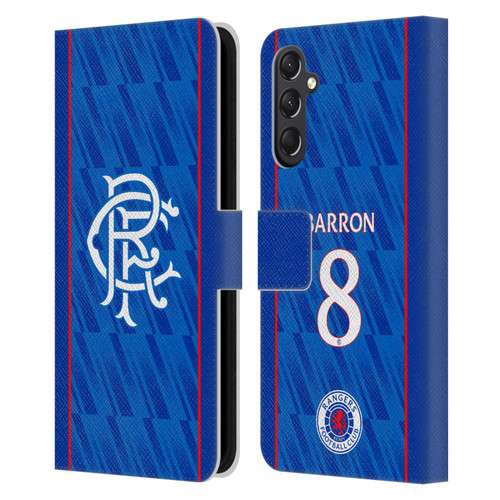 Rangers FC 2024/25 Players Home Kit Connor Barron Leather Book Wallet Case Cover For Samsung Galaxy A24 4G / M34 5G Rangers FC 2024/25 Players Home Kit Connor Barron Leather Book Wallet Case Cover For Samsung Galaxy A24 4G / M34 5G