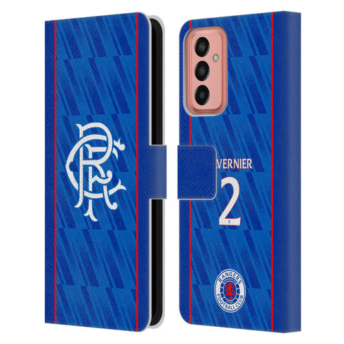 Rangers FC 2024/25 Players Home Kit James Tavernier Leather Book Wallet Case Cover For Samsung Galaxy M13 (2022) Rangers FC 2024/25 Players Home Kit James Tavernier Leather Book Wallet Case Cover For Samsung Galaxy M13 (2022)