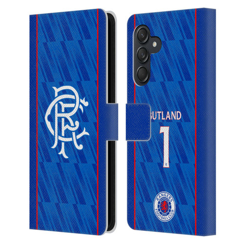 Rangers FC 2024/25 Players Home Kit Jack Butland Leather Book Wallet Case Cover For Samsung Galaxy M55 5G
