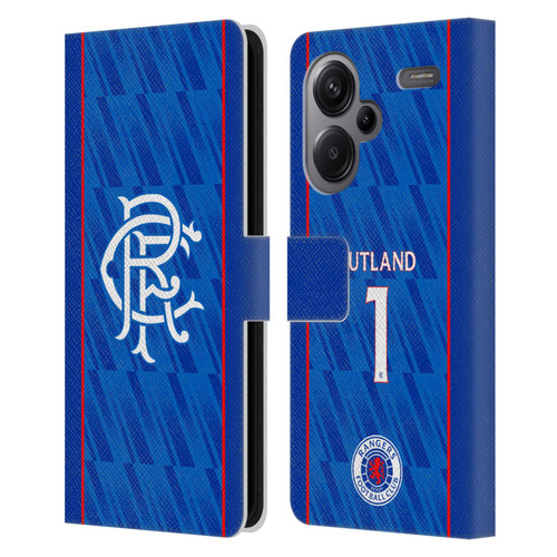 Rangers FC 2024/25 Players Home Kit Jack Butland Leather Book Wallet Case Cover For Xiaomi Redmi Note 13 Pro Plus 5G
