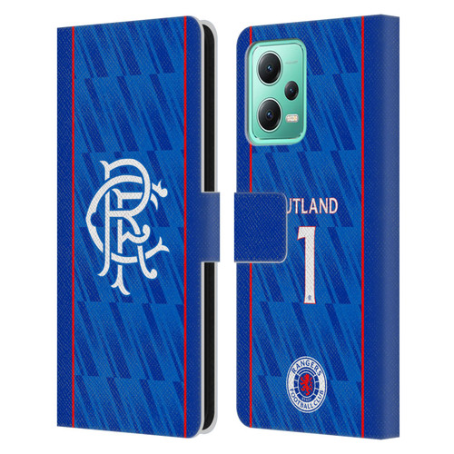 Rangers FC 2024/25 Players Home Kit Jack Butland Leather Book Wallet Case Cover For Xiaomi Redmi Note 12 5G