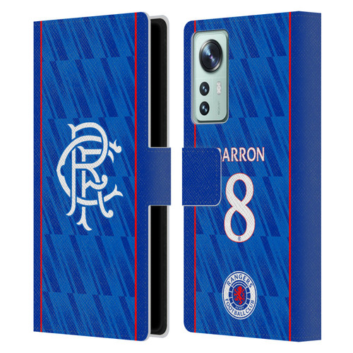 Rangers FC 2024/25 Players Home Kit Connor Barron Leather Book Wallet Case Cover For Xiaomi 12