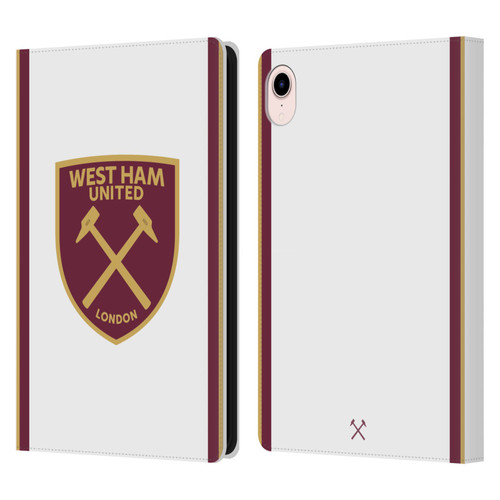 West Ham United FC 2024/25 Crest Kit Third Leather Book Wallet Case Cover For Apple iPad mini (2021/2024)