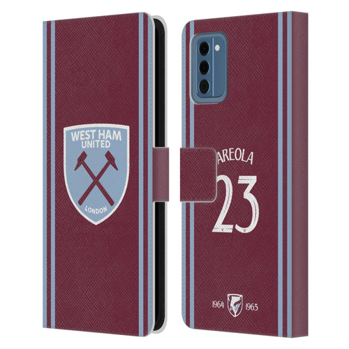 West Ham United FC 2024/25 Players Home Kit Alphonse Areola Leather Book Wallet Case Cover For Nokia NC300