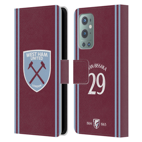 West Ham United FC 2024/25 Players Home Kit Aaron Wan-Bissaka Leather Book Wallet Case Cover For OnePlus 9