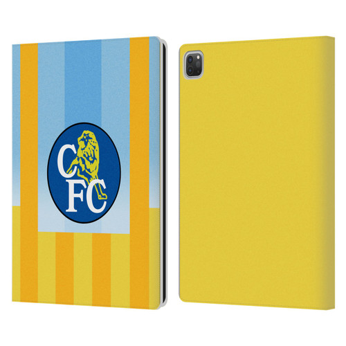 Chelsea Football Club Retro Kit and Stadium 1998 Away Leather Book Wallet Case Cover For Apple iPad Pro 13 M4 2024