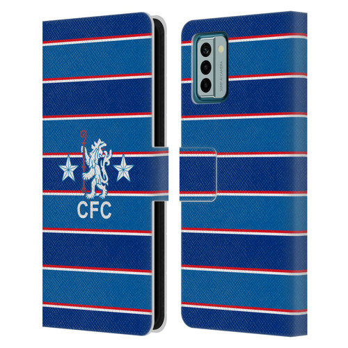 Chelsea Football Club Retro Kit and Stadium 1984 Home Leather Book Wallet Case Cover For Nokia G42