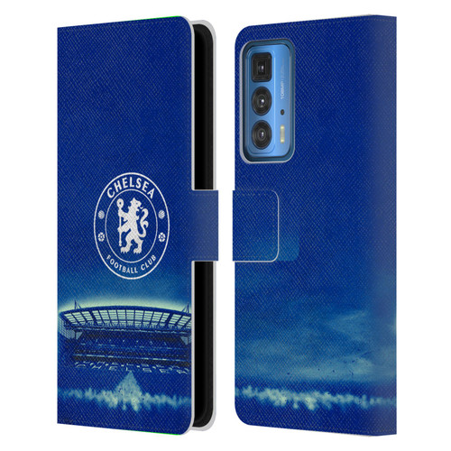 Chelsea Football Club Retro Kit and Stadium Logo Leather Book Wallet Case Cover For Motorola Edge (2022) Chelsea Football Club Retro Kit and Stadium Logo Leather Book Wallet Case Cover For Motorola Edge (2022)