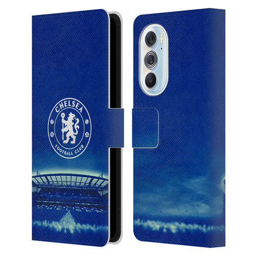 Chelsea Football Club Retro Kit and Stadium Logo Leather Book Wallet Case Cover For Motorola Edge X30 Chelsea Football Club Retro Kit and Stadium Logo Leather Book Wallet Case Cover For Motorola Edge X30