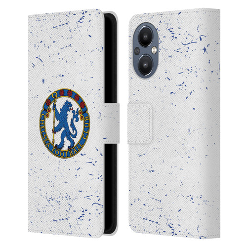 Chelsea Football Club Retro Kit and Stadium 1953 Crest Leather Book Wallet Case Cover For OnePlus Nord N20 5G