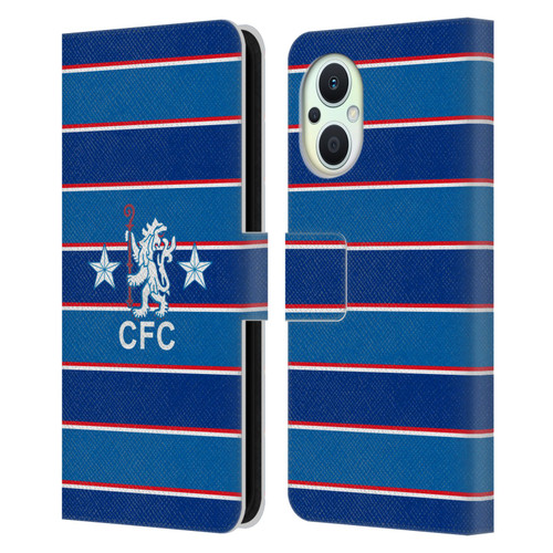 Chelsea Football Club Retro Kit and Stadium 1984 Home Leather Book Wallet Case Cover For OPPO Reno8 Lite Chelsea Football Club Retro Kit and Stadium 1984 Home Leather Book Wallet Case Cover For OPPO Reno8 Lite