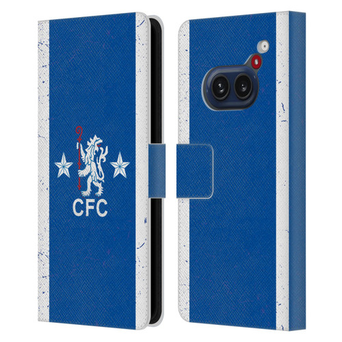 Chelsea Football Club Retro Kit and Stadium 1978 Home Leather Book Wallet Case Cover For Nothing Phone (2a)