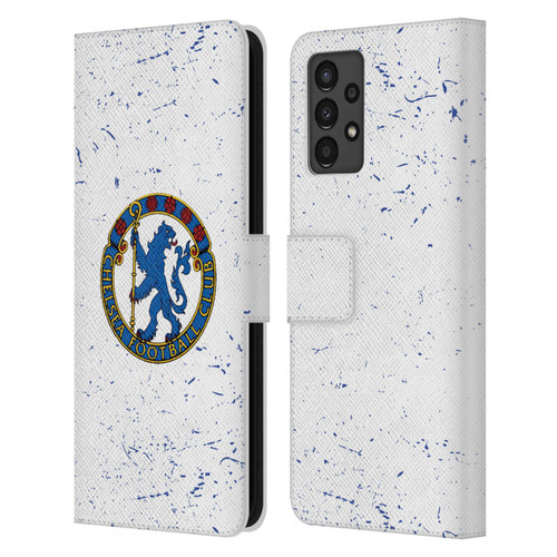 Chelsea Football Club Retro Kit and Stadium 1953 Crest Leather Book Wallet Case Cover For Samsung Galaxy A13 (2022)