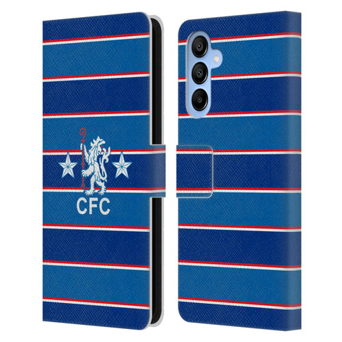 Chelsea Football Club Retro Kit and Stadium 1984 Home Leather Book Wallet Case Cover For Samsung Galaxy A16 5G