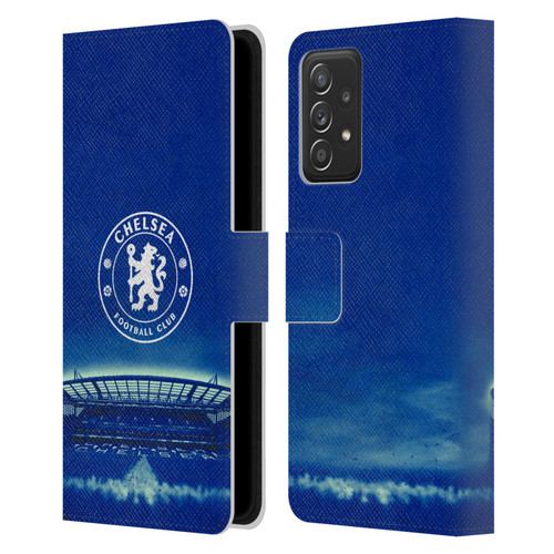 Chelsea Football Club Retro Kit and Stadium Logo Leather Book Wallet Case Cover For Samsung Galaxy A52 / A52s / 5G (2021) Chelsea Football Club Retro Kit and Stadium Logo Leather Book Wallet Case Cover For Samsung Galaxy A52 / A52s / 5G (2021)
