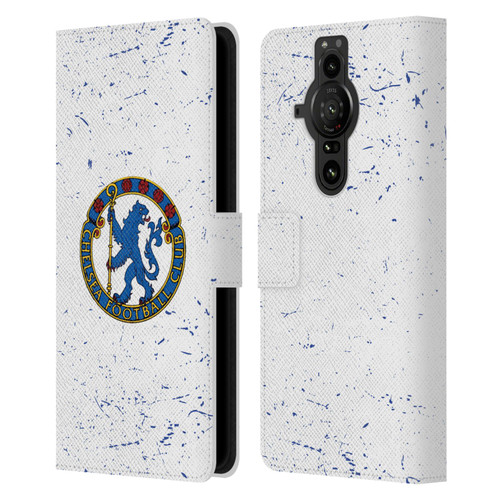Chelsea Football Club Retro Kit and Stadium 1953 Crest Leather Book Wallet Case Cover For Sony Xperia Pro-I