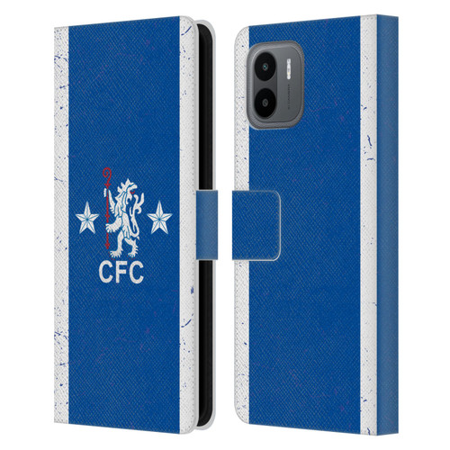 Chelsea Football Club Retro Kit and Stadium 1978 Home Leather Book Wallet Case Cover For Xiaomi Redmi A2
