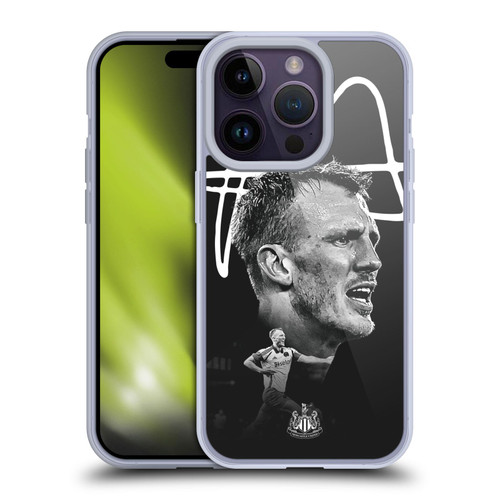 Newcastle United Football Club 2024/25 First Team Dan Burn Soft Gel Case for Apple iPhone 14 Pro