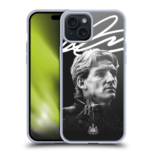 Newcastle United Football Club 2024/25 First Team Anthony Gordon Soft Gel Case for Apple iPhone 15 Plus