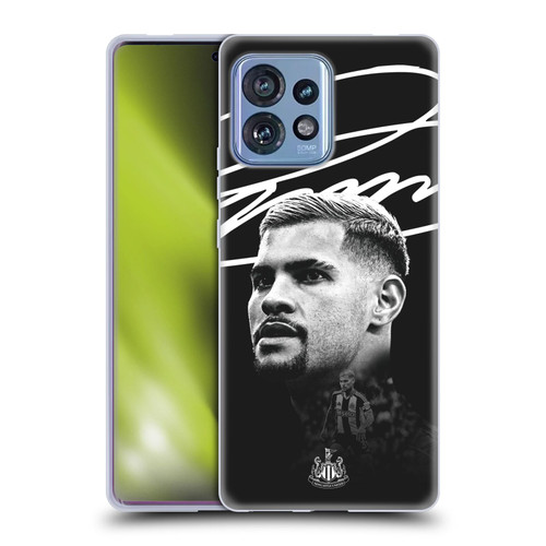 Newcastle United Football Club 2024/25 First Team Bruno Guimarães Soft Gel Case for Motorola Moto Edge 40 Pro/Plus 2023