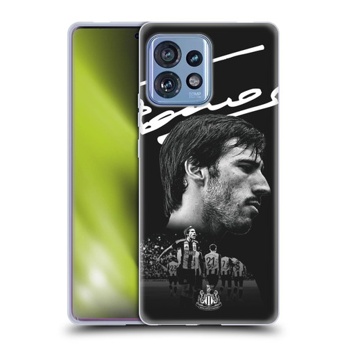 Newcastle United Football Club 2024/25 First Team Sandro Tonali Soft Gel Case for Motorola Moto Edge 40 Pro/Plus 2023