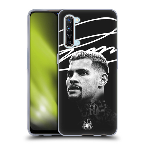 Newcastle United Football Club 2024/25 First Team Bruno Guimarães Soft Gel Case for OPPO Find X2 Lite 5G