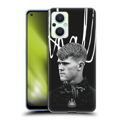 Newcastle United Football Club 2024/25 First Team Lewis Hall Soft Gel Case for OPPO Reno8 Lite