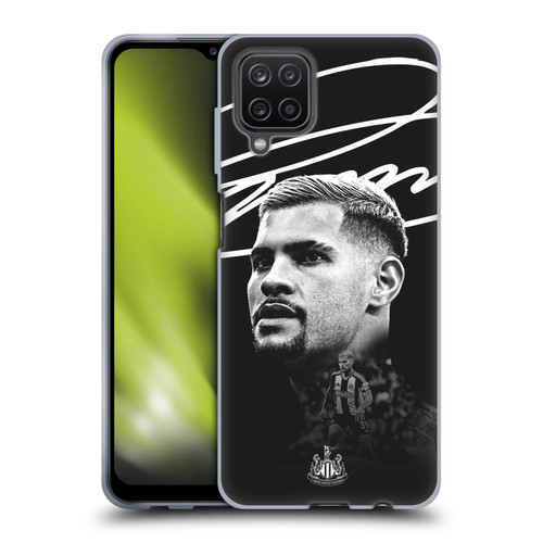 Newcastle United Football Club 2024/25 First Team Bruno Guimarães Soft Gel Case for Samsung Galaxy A12 (2020)