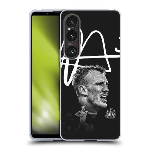 Newcastle United Football Club 2024/25 First Team Dan Burn Soft Gel Case for Sony Xperia 1 VI 5G