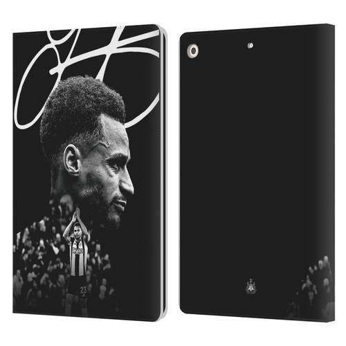 Newcastle United Football Club 2024/25 First Team Jacob Murphy Leather Book Wallet Case Cover For Apple iPad 10.2 2019/2020/2021