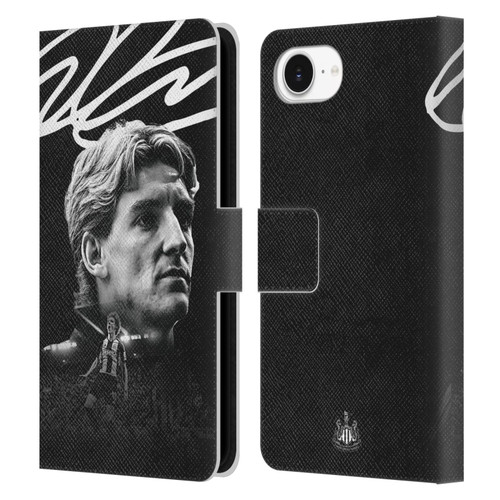 Newcastle United Football Club 2024/25 First Team Anthony Gordon Leather Book Wallet Case Cover For Apple iPhone 16e