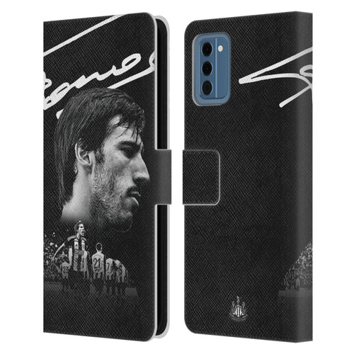 Newcastle United Football Club 2024/25 First Team Sandro Tonali Leather Book Wallet Case Cover For Nokia NC300