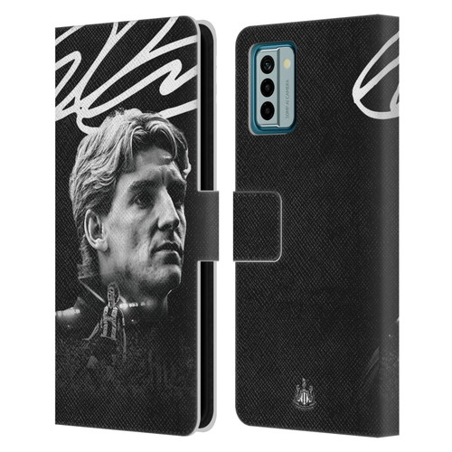 Newcastle United Football Club 2024/25 First Team Anthony Gordon Leather Book Wallet Case Cover For Nokia G42