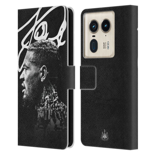 Newcastle United Football Club 2024/25 First Team Joelinton Leather Book Wallet Case Cover For Motorola Edge 50 Ultra/X50 Ultra