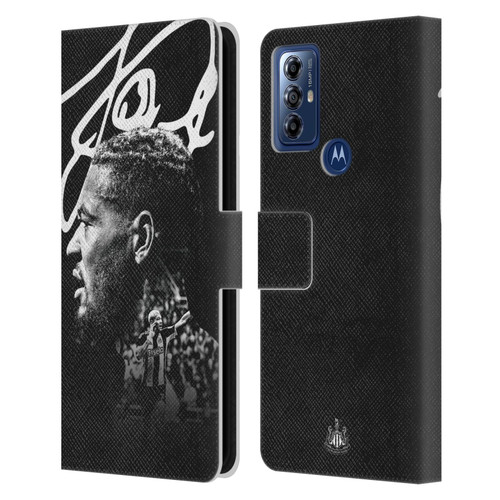 Newcastle United Football Club 2024/25 First Team Joelinton Leather Book Wallet Case Cover For Motorola Moto G Play (2023)