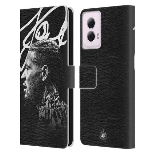 Newcastle United Football Club 2024/25 First Team Joelinton Leather Book Wallet Case Cover For Motorola Moto G Power (2024)