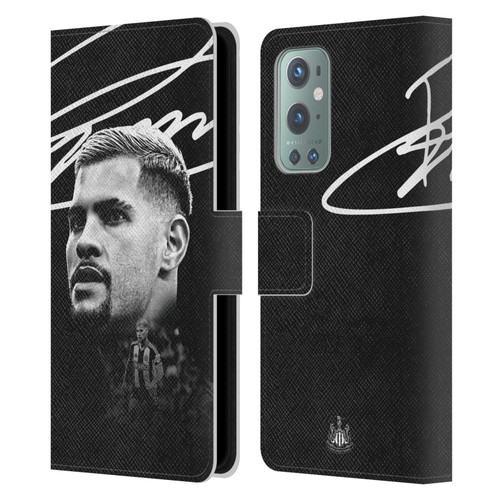 Newcastle United Football Club 2024/25 First Team Bruno Guimarães Leather Book Wallet Case Cover For OnePlus 9