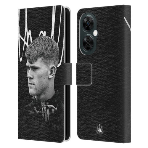Newcastle United Football Club 2024/25 First Team Lewis Hall Leather Book Wallet Case Cover For OnePlus Nord N30